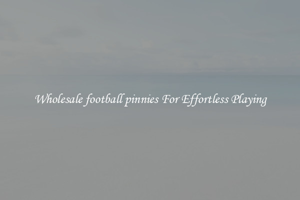 Wholesale football pinnies For Effortless Playing