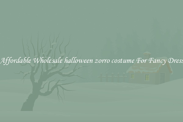Affordable Wholesale halloween zorro costume For Fancy Dress