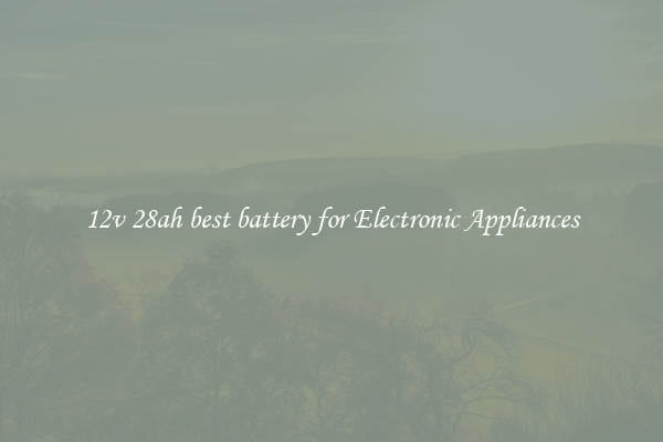 12v 28ah best battery for Electronic Appliances