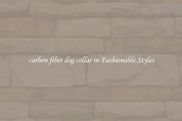 carbon fiber dog collar in Fashionable Styles