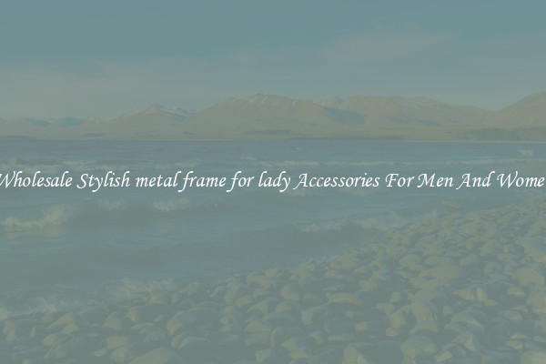 Wholesale Stylish metal frame for lady Accessories For Men And Women