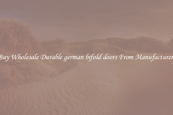 Buy Wholesale Durable german bifold doors From Manufacturers